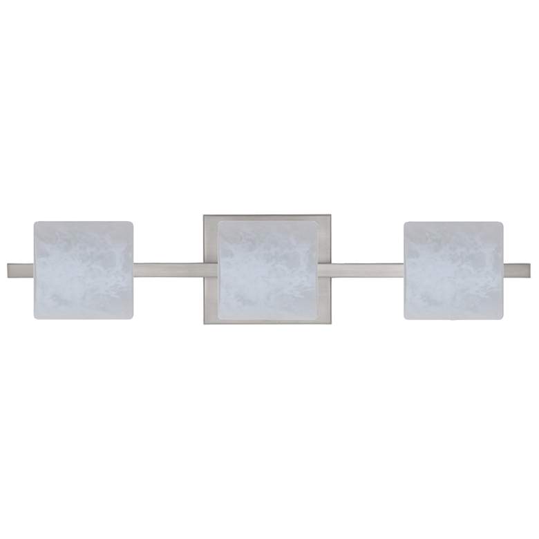 Image 1 Besa Paolo 22 1/2" Wide Carrera/Satin Nickel 3-Light Vanity Light