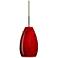 Besa Pera 9 1/2" High Magma/Bronze Mini Pendant
