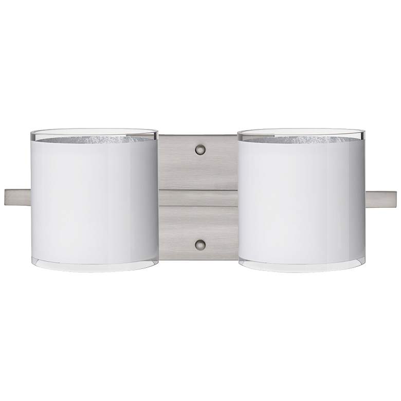 Image 1 Besa Pogo 15" Wide White Bathroom Light