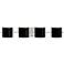 Besa Pogo 31" Wide Black Bathroom Light