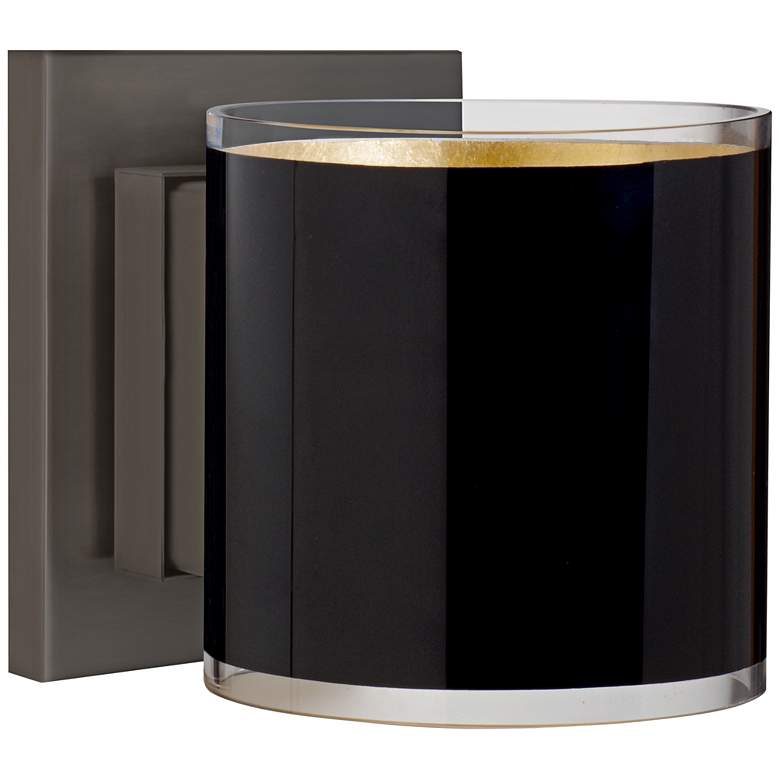 Image 1 Besa Pogo 5 1/2" High Bronze Wall Sconce
