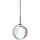 Besa Pogo 6 1/4" Wide Bronze White Glass Mini Pendant