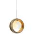 Besa Pogo Collection 6 1/4" Wide Gold Pendant