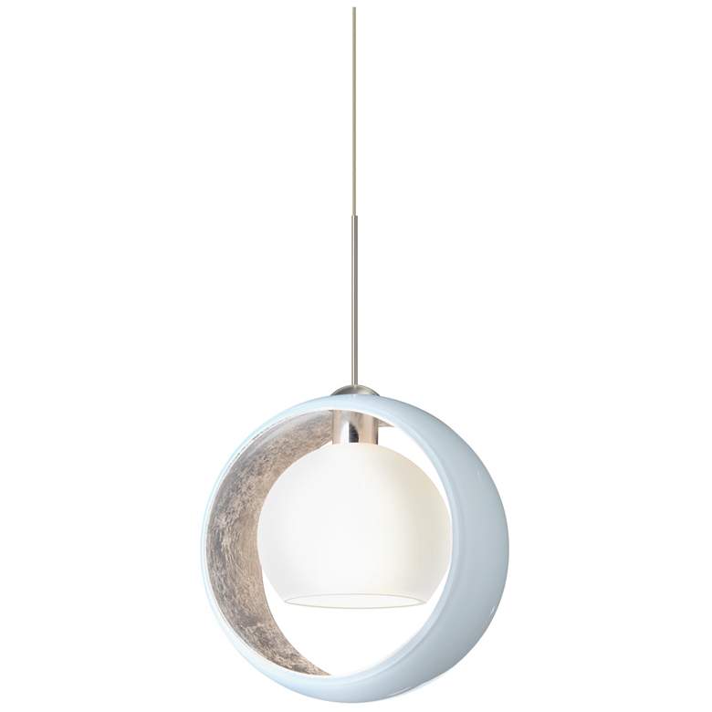 Image 1 Besa Pogo Pendant 6.25 Wide Gray Finish