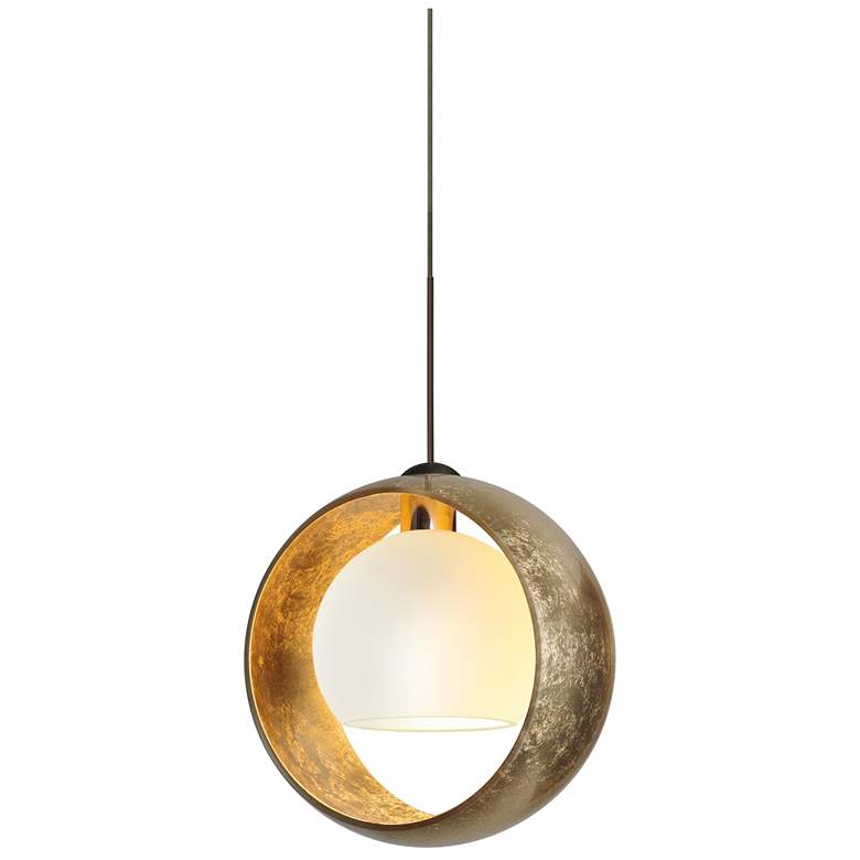 Image 1 Besa Pogo Pendant 6.25 Wide White Finish