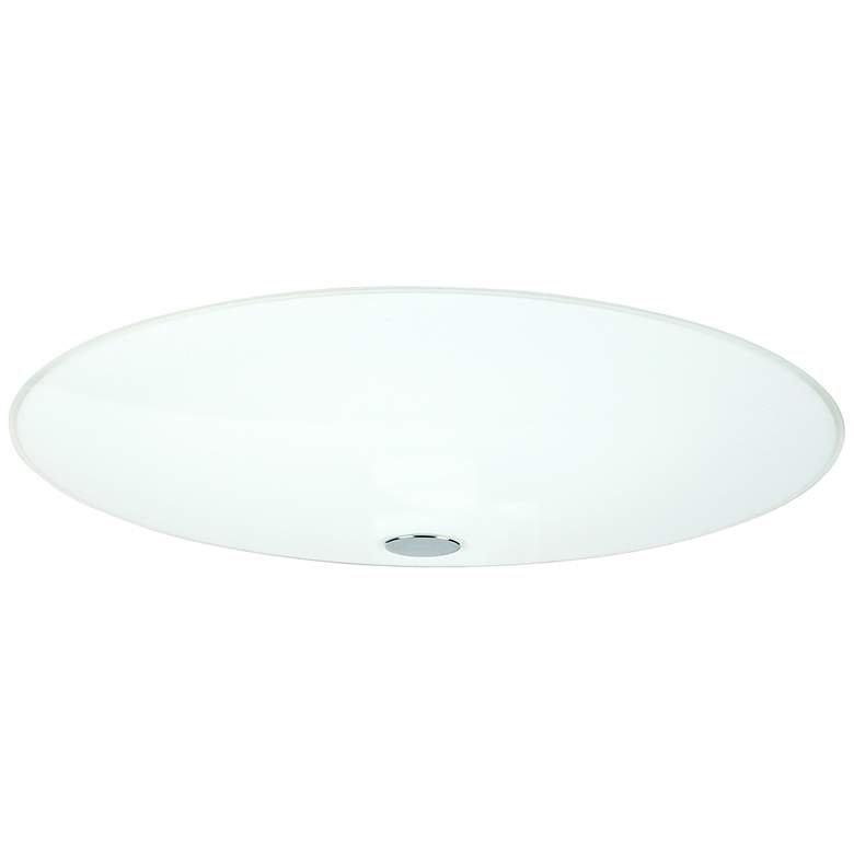 Image 1 Besa Renfro 16" Wide Opal Glass Ceiling Light