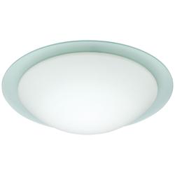 Besa Ring 15 1/2&quot; Wide White Ceiling Light