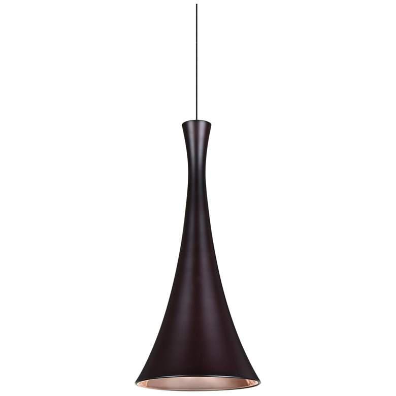 Image 1 Besa Rondo Pendant 7.875 Wide Bronze Finish