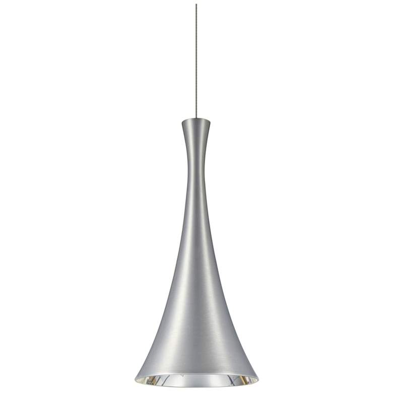 Image 1 Besa Rondo Pendant 7.875 Wide Satin Nickel Finish