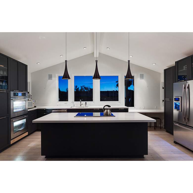 Image 2 Besa Rondo Pendant 7.875 Wide Satin Nickel Finish more views