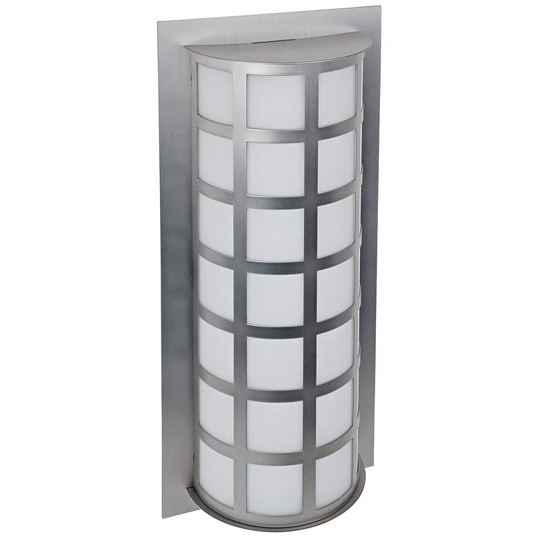Image 1 Besa Scala 20 inch High Brushed Aluminum Outdoor Wall Light