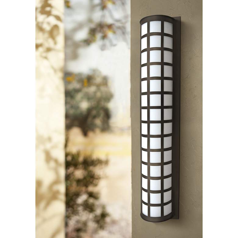 Image 1 Besa Scala 40" High Bronze Outdoor Wall Light