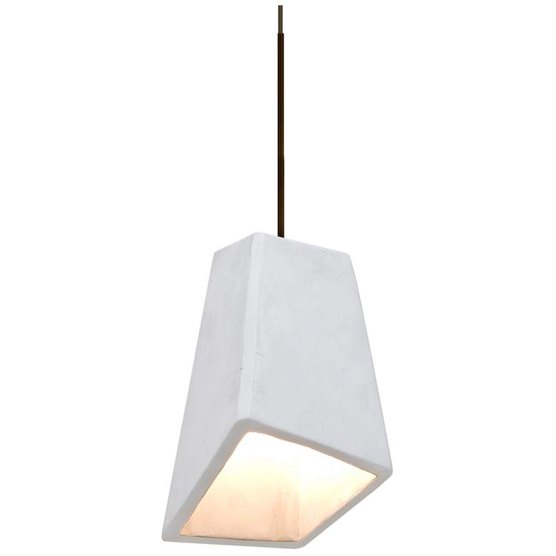 Image 1 Besa Skip Pendant 4 Wide Satin Nickel Finish