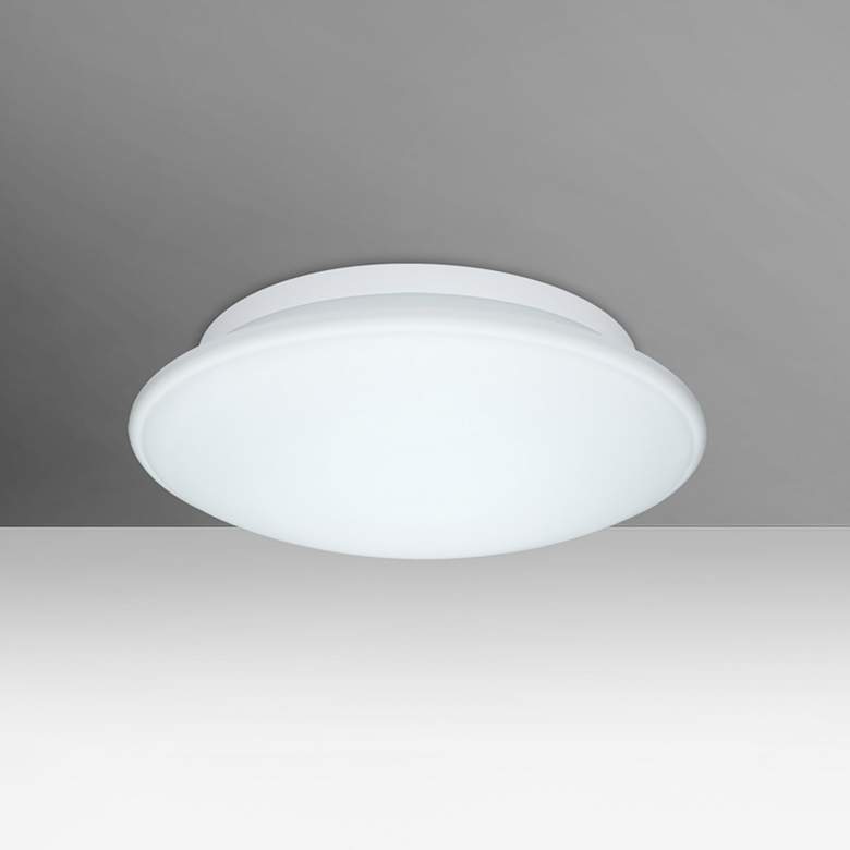 Image 1 Besa Sola 10" Wide Opal Matte Ceiling Light