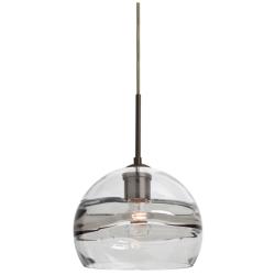Besa Spirit 8 1/2" Wide Bronze Globe Mini Pendant