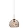 Besa Spirit 8 1/2" Wide Optical Smoke Glass Mini Pendant