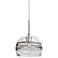 Besa Spirit 8 1/2" Wide Satin Nickel Globe Mini Pendant