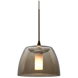 Besa Spur Pendant 5.5 Wide Gray Finish