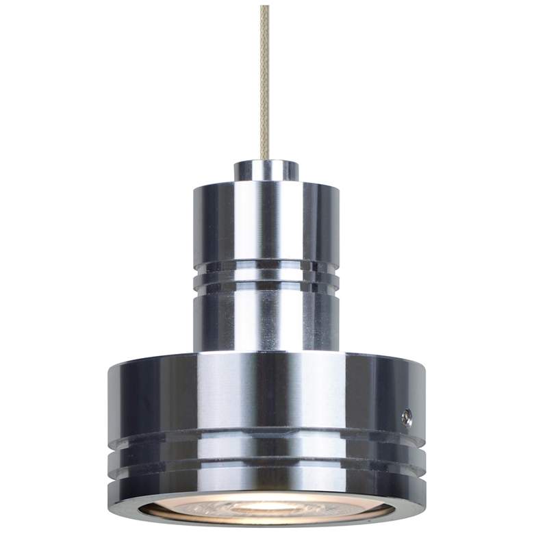 Image 1 Besa Sputnik 2" Wide Satin Nickel LED Cord Mini Pendant