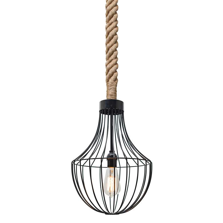 Image 2 Besa Sultana 11 inch Wide Black Cage Mini Pendant