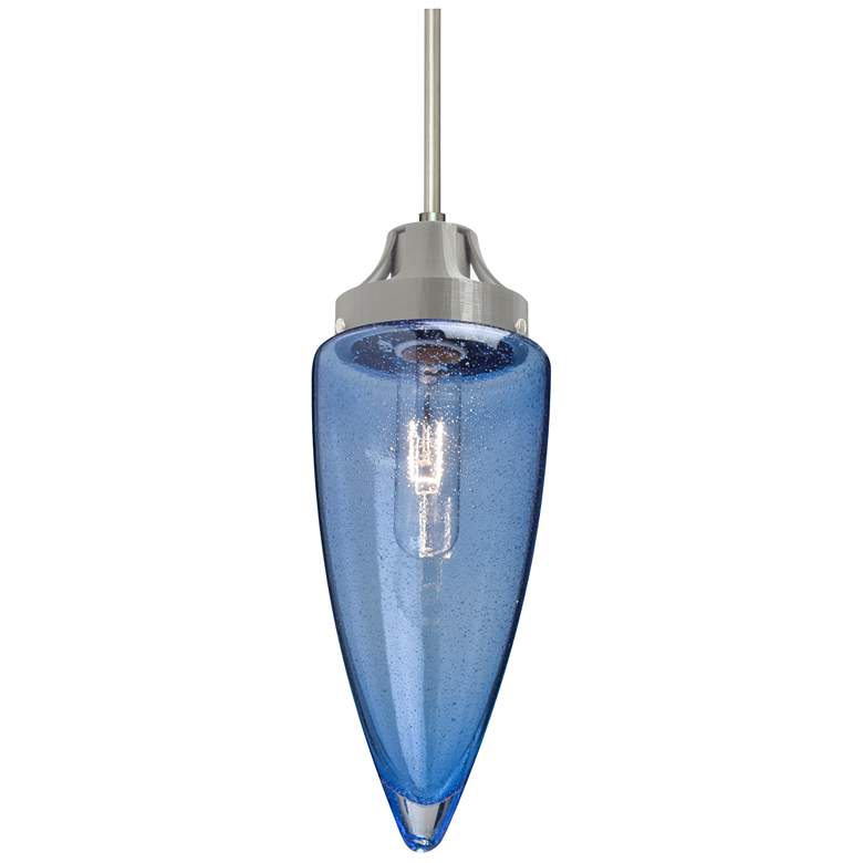 Image 1 Besa Sulu Pendant 4.75 Wide Satin Nickel Finish
