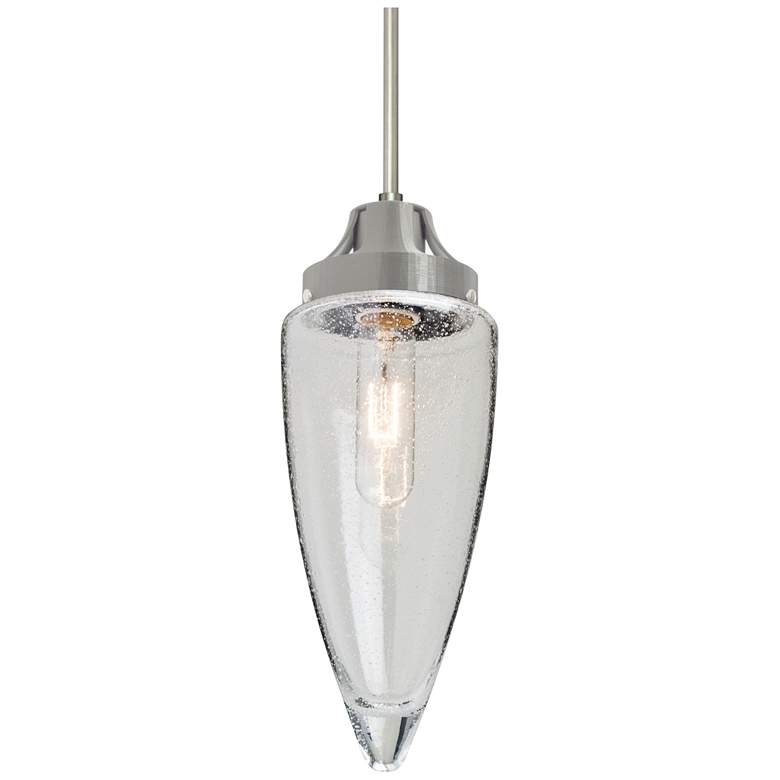 Image 1 Besa Sulu Pendant 4.75 Wide Satin Nickel Finish