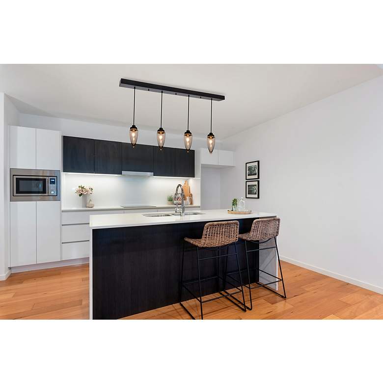 Image 2 Besa Sulu Pendant 4.75 Wide Satin Nickel Finish more views