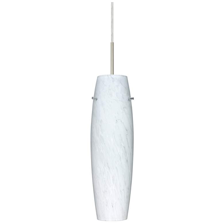 Image 1 Besa Suzi 14" High Carrera/Satin Nickel Pendant