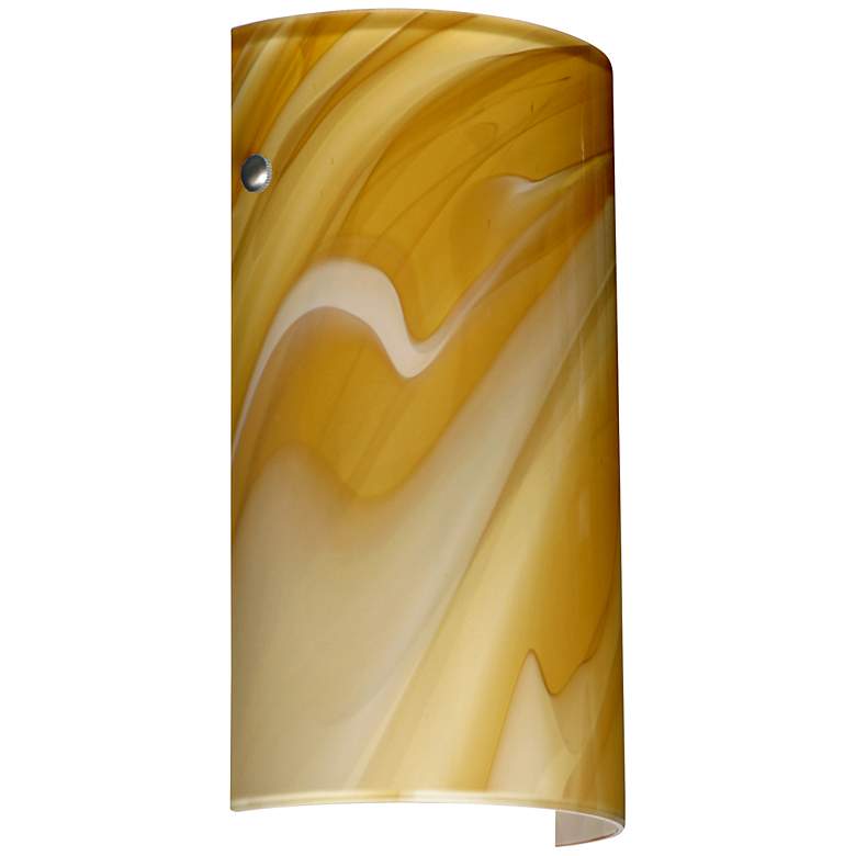 Image 1 Besa Tamburo 11 3/4" High Honey Sconce