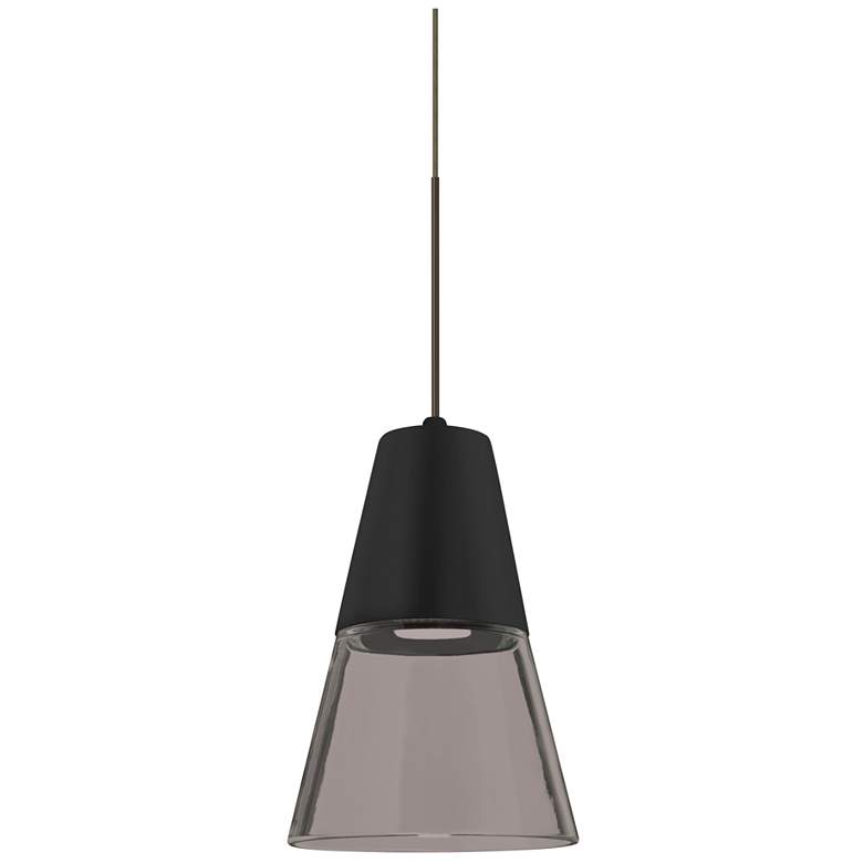 Image 1 Besa Timo 6 Pendant 6 Wide Bronze Finish