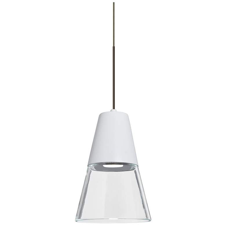 Image 1 Besa Timo 6 Pendant 6 Wide Satin Nickel Finish