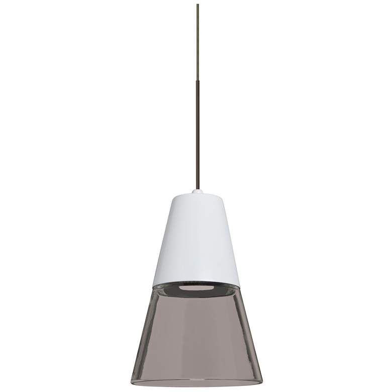 Image 1 Besa Timo 6 Pendant 6 Wide Satin Nickel Finish