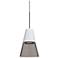 Besa Timo 6 Pendant 6 Wide Satin Nickel Finish