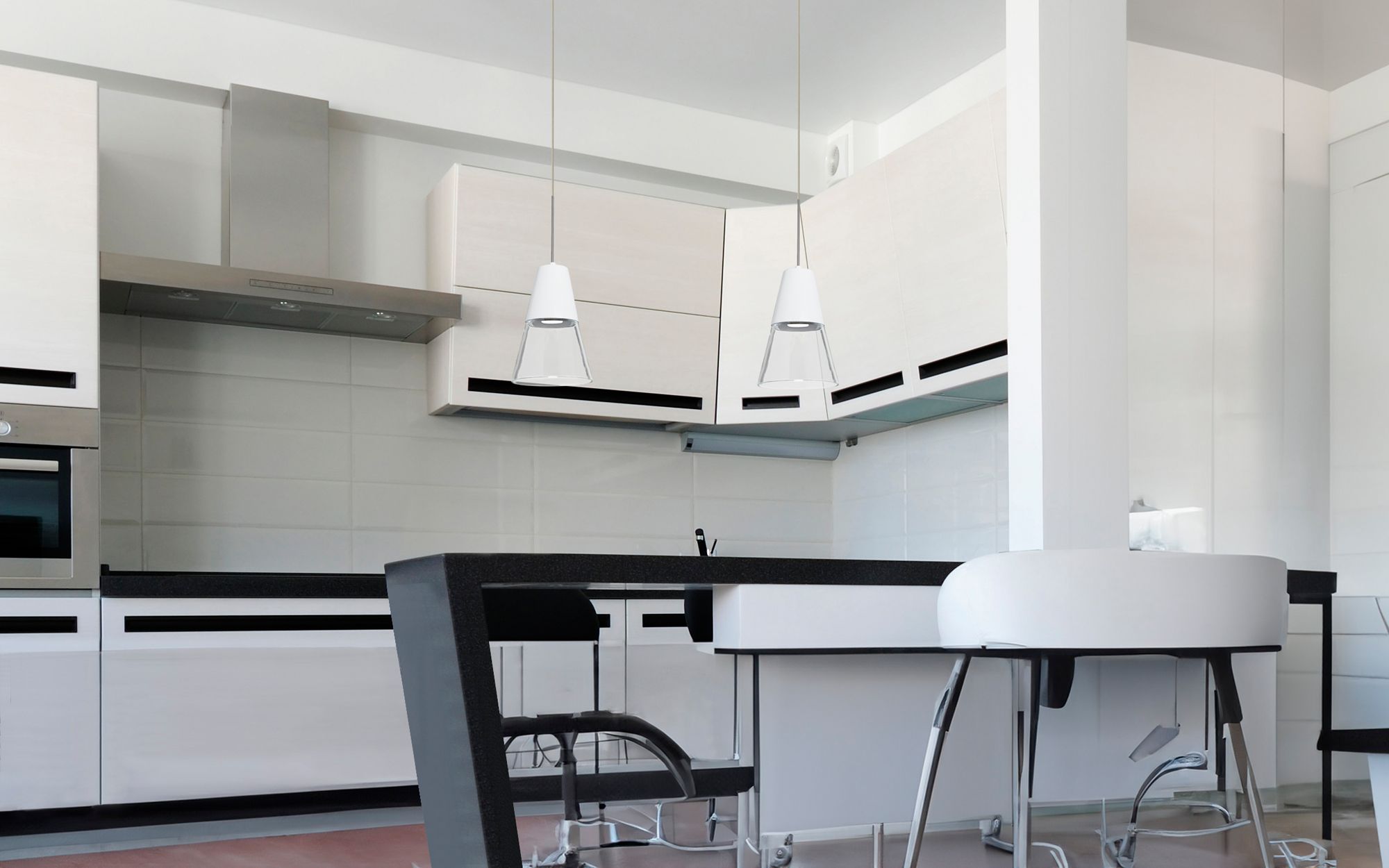 Image 2 Besa Timo 6 Pendant 6 Wide Satin Nickel Finish more views