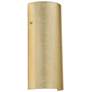 1_Besa Torre 13 3/4" High Gold Foil LED Wall Sconce