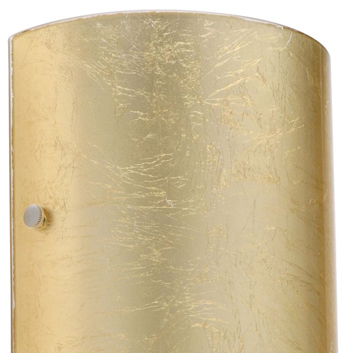 Image 2 Besa Torre 13 3/4" High Gold Foil LED Wall Sconce more views