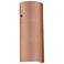 Besa Torre 14 Wall Sconce - Copper Foil decor, Bronze