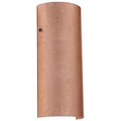 Besa Torre 14 Wall Sconce - Copper Foil decor, Bronze