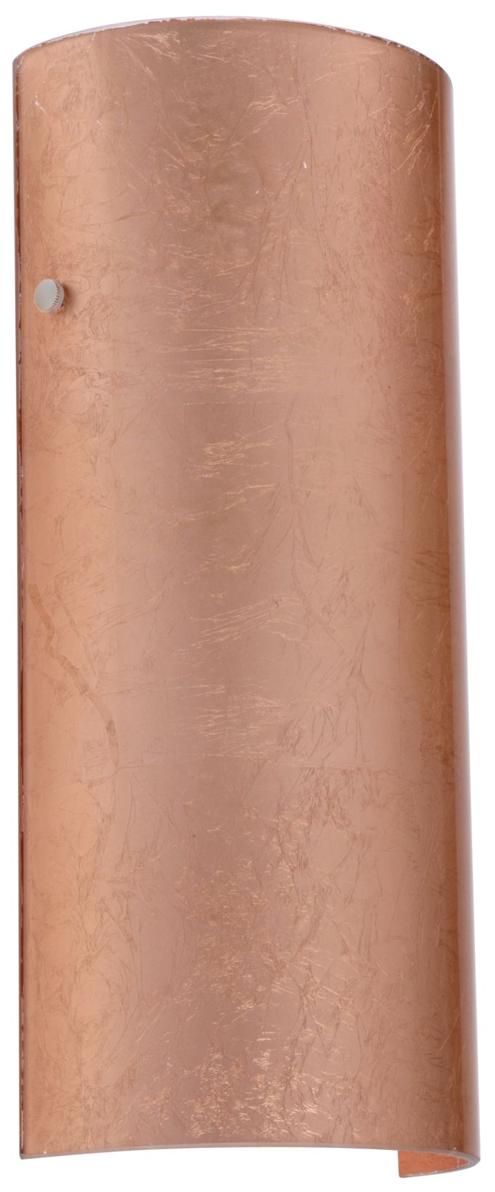 Besa Torre 14 Wall Sconce - Copper Foil decor, Polished Nickel, LED