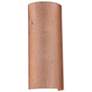 Besa Torre 14 Wall Sconce - Copper Foil decor, Polished Nickel, LED