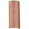 Besa Torre 14 Wall Sconce - Copper Foil decor, Polished Nickel, LED