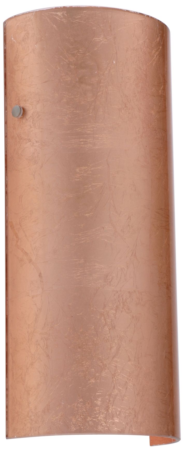 Besa Torre 14 Wall Sconce - Copper Foil decor, Satin Nickel, LED