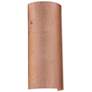Besa Torre 14 Wall Sconce - Copper Foil decor, Satin Nickel, LED
