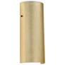 Besa Torre 14 Wall Sconce - Gold Foil decor, Bronze