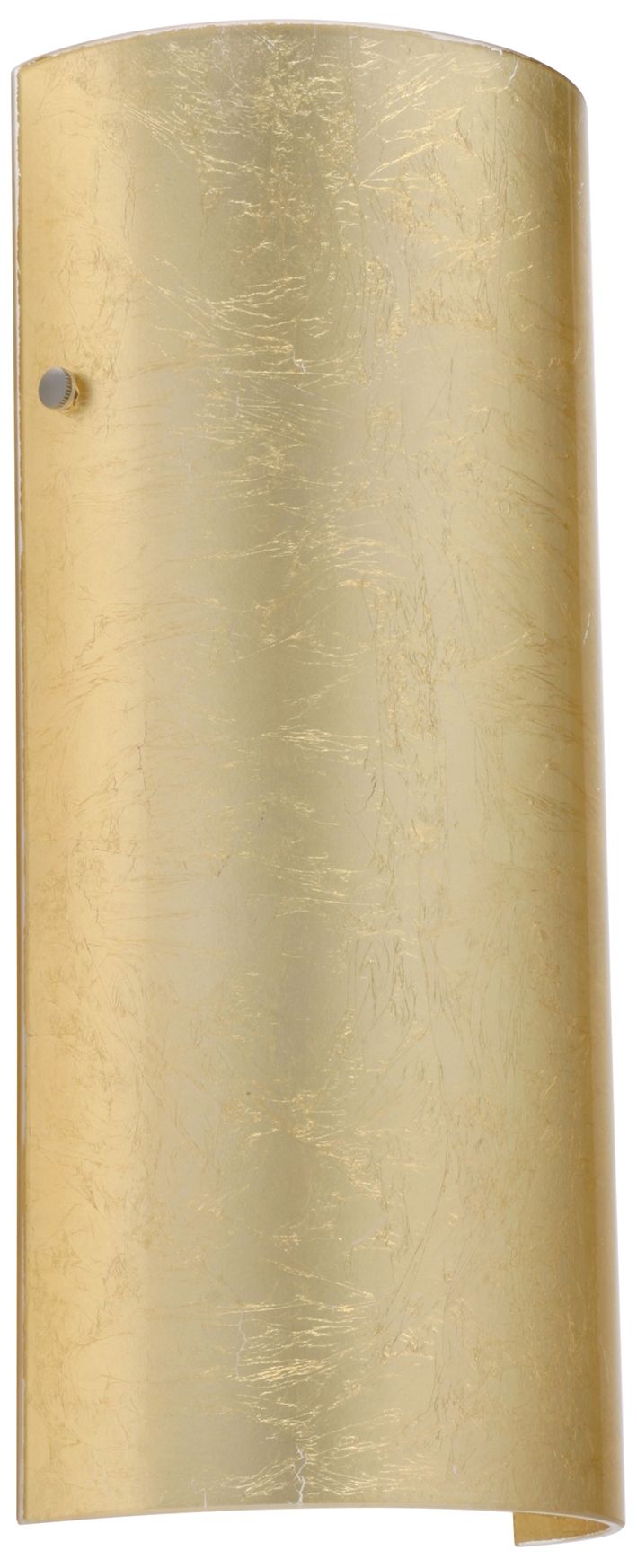 Besa Torre 14 Wall Sconce - Gold Foil decor, Satin Nickel, LED