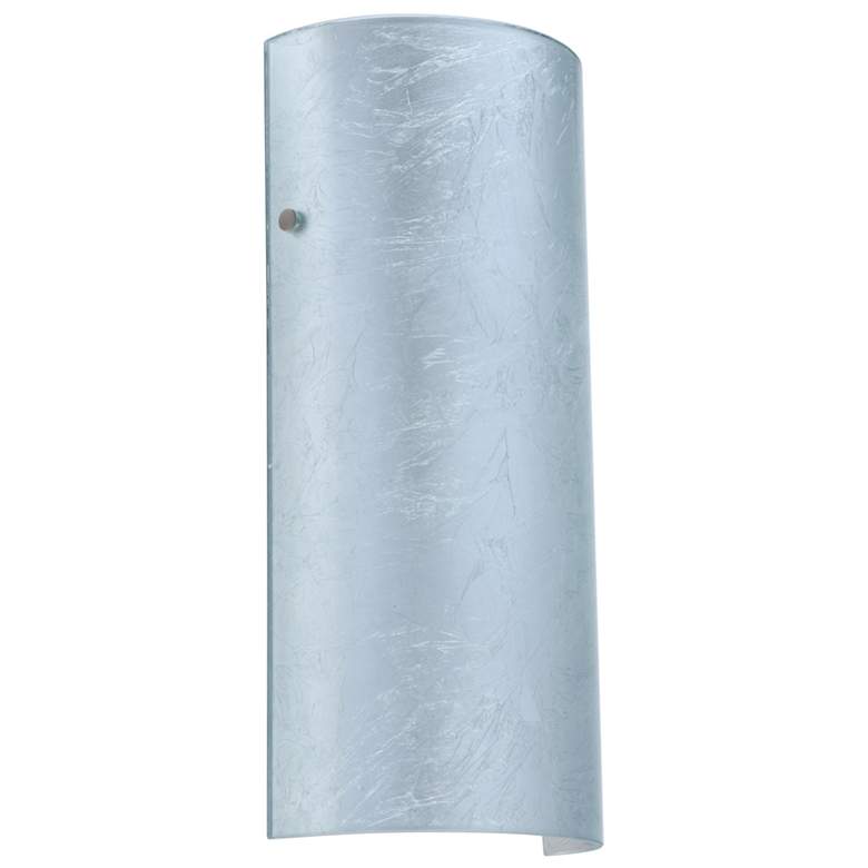 Image 1 Besa Torre 14 Wall Sconce -Silver Foil decor, Satin Nickel