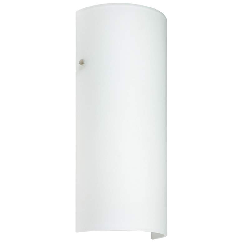 Image 1 Besa Torre 14 Wall Sconce - White decor, Polished Nickel