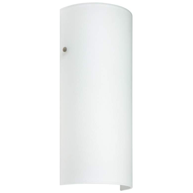 Image 1 Besa Torre 14 Wall Sconce - White decor, Satin Nickel