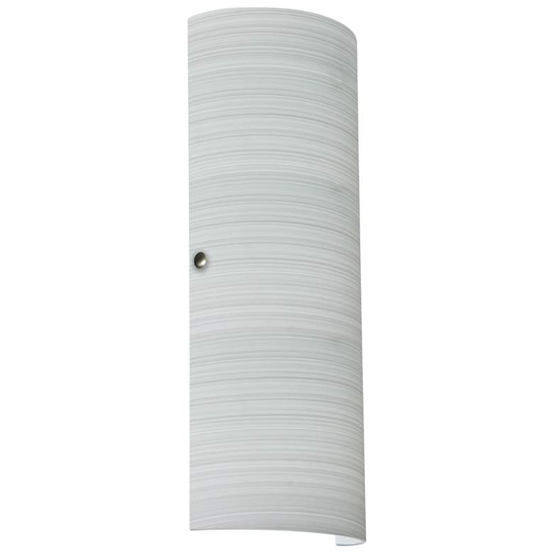 Image 1 Besa Torre 18 Wall Sconce - Chalk decor, Satin Nickel, LED