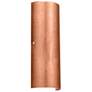 Besa Torre 18 Wall Sconce - Copper Foil decor, Polished Nickel